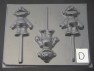 155sp Ernesto Chocolate Candy Lollipop Mold FACTORY SECOND